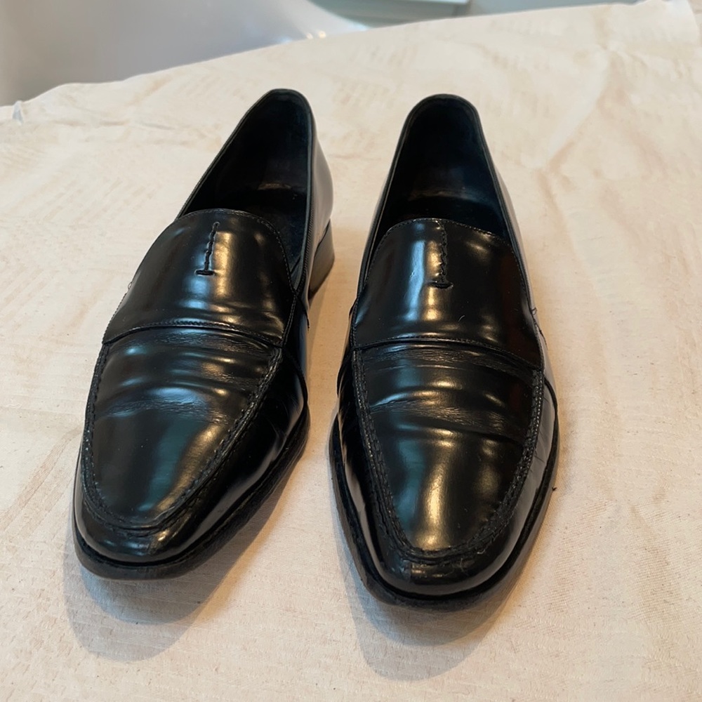 Prada Loafers Black Leather